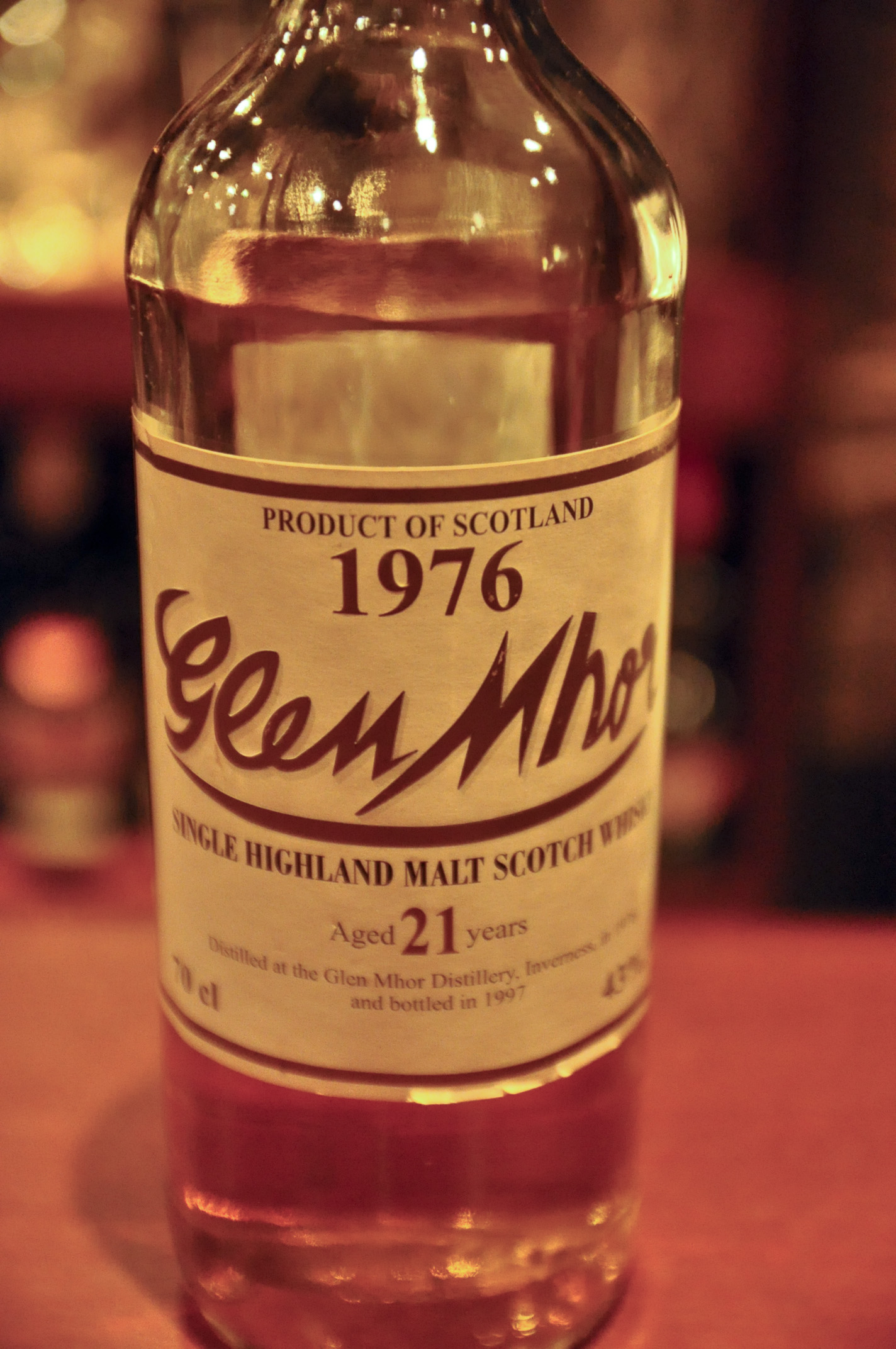 グレンモール Glen Mhor 21yo 1976/1997 (43%, G&M for Intertrade, 75cl)