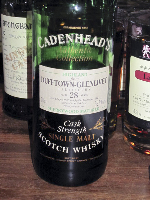 ダフタウン Dufftown-Glenlivet 28yo 1966/1994 (52.5%, Cadenhead’s, Sherry Wood) 1994