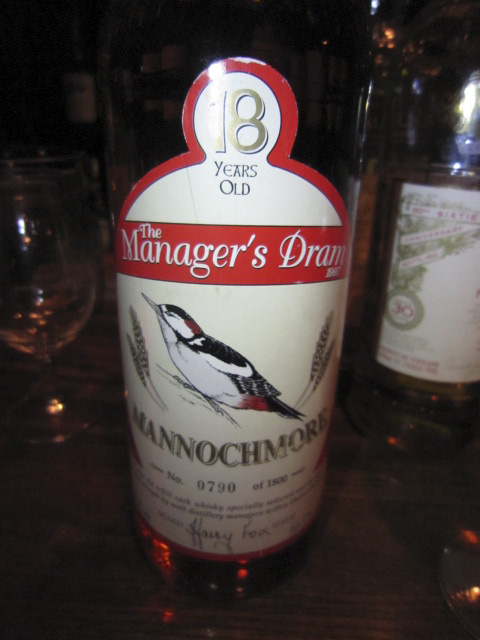 マノックモア Mannochmore 18yo (66%, OB, Manager’s dram, 1800 Bts., 1997)