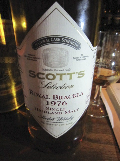 ロイヤルブラックラ　Royal Brackla 1976/2003 (57.2%, Scott’s, natural cask strength) 北米