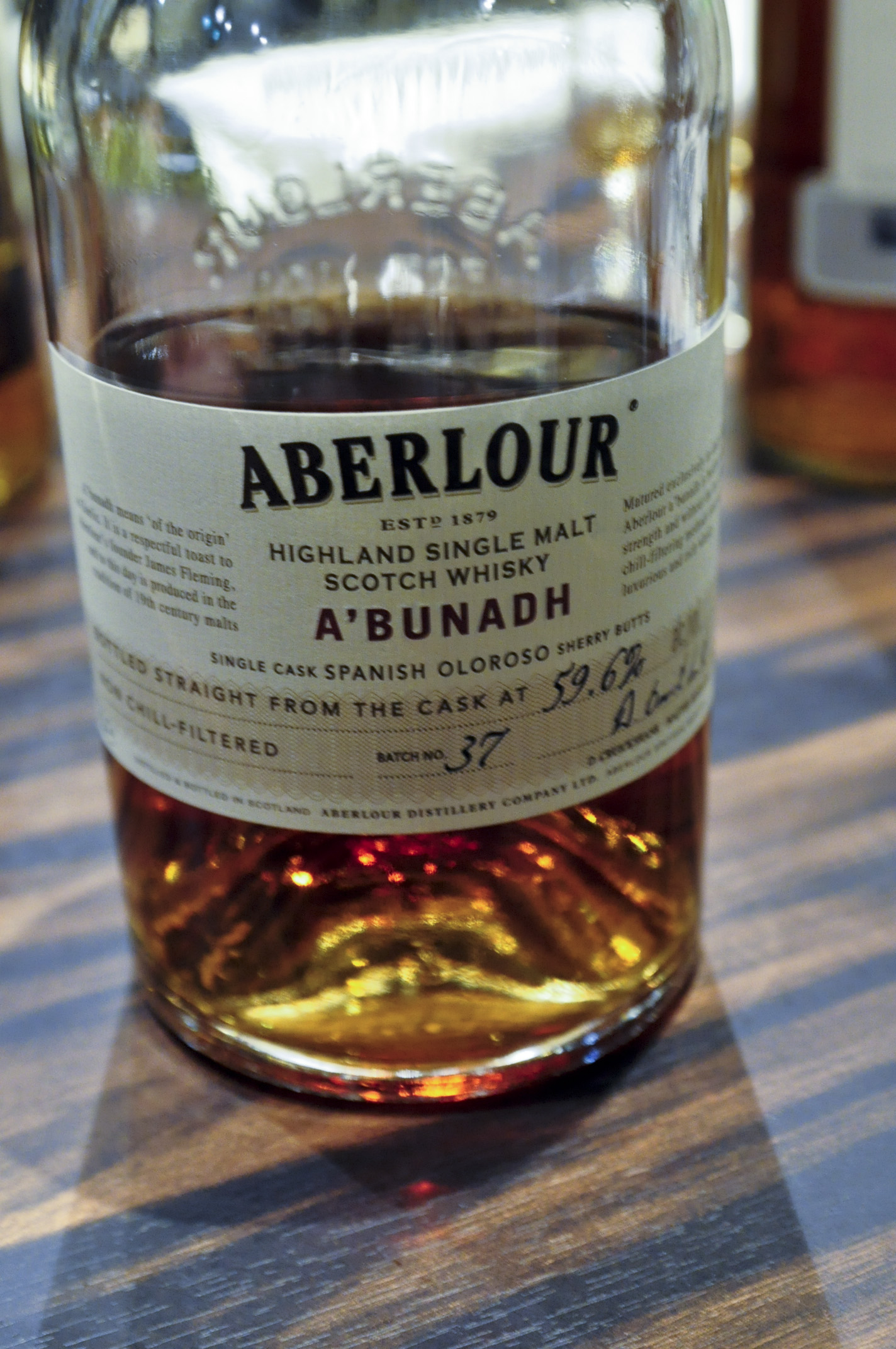 【BL/SC】 アベラワー Aberlour NAS ‘A’bunadh’ Batch #37 (59.6%, OB)