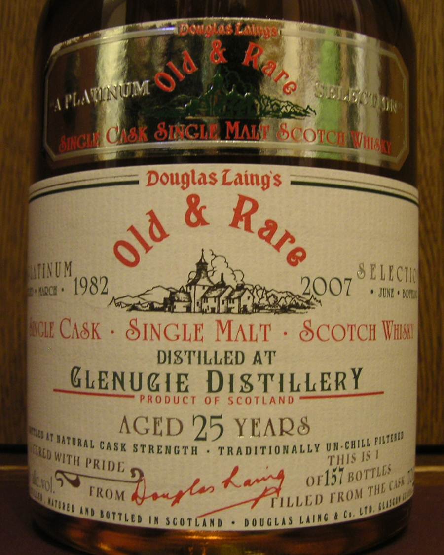 グレンアギー GLENUGIE 1982-2007 25yo Douglas Laing Old & Rare 53.8%