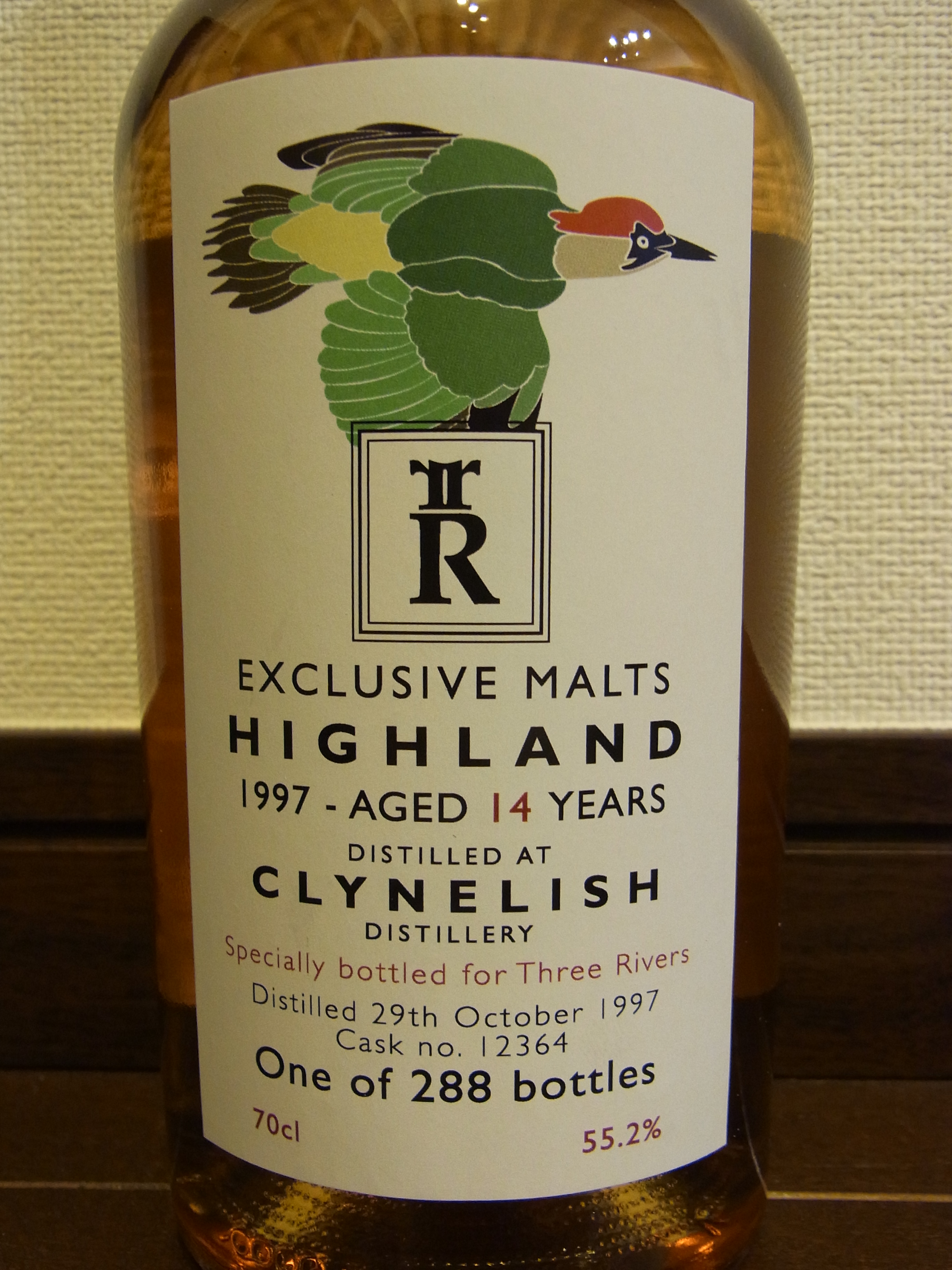 クライヌリッシュ CLYNELISH 1997 14yo EXCLUSIVE MALTS for TR #12364 55.2%