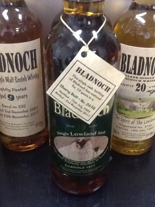 ブラドノック　Bladnoch 19yo 1992/2011 (55%, OB, Sherry Butt, C#2618)