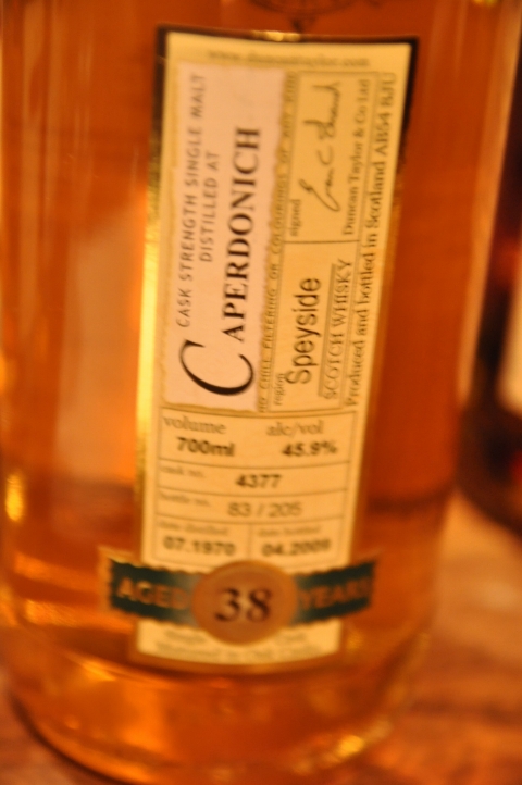 キャパドニック  Caperdonich 38yo 1970/2009 (45.9%, Duncan Taylor, Rare Auld, C#4577, 83/205 Bts.)