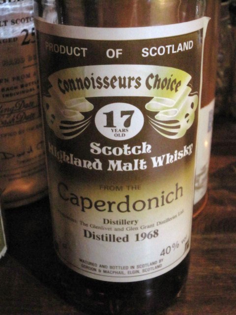 キャパドニック　　Caperdonich 1968 (40%, G&M Connoisseurs Choice, Old Brown Label)