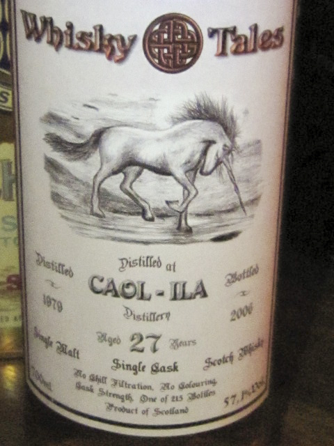 カリラ　Caol ila 1979/2006　(57.1%　70CL 　215本限定　Whisky Tales)