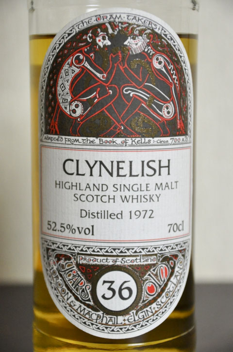 クライネリッシュ　Clynelish 36yo 1972/2009 (52.5%, G&M for JIS, book of kells, C#14298  39/207Bts, Refill sherry Hogshead)