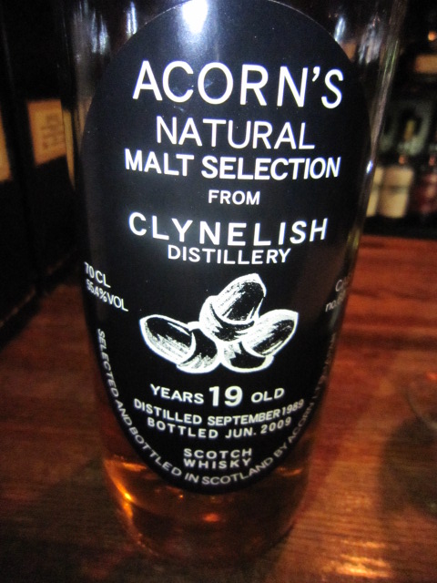 クライネリッシュ　Clynelish 19y　55.4%　1989-2009　70CL  Acorn   #6076