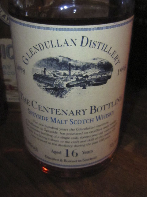 グレンダラン Glendullan 16yo (62.6%, OB, 1898/1998 centenary bottling)