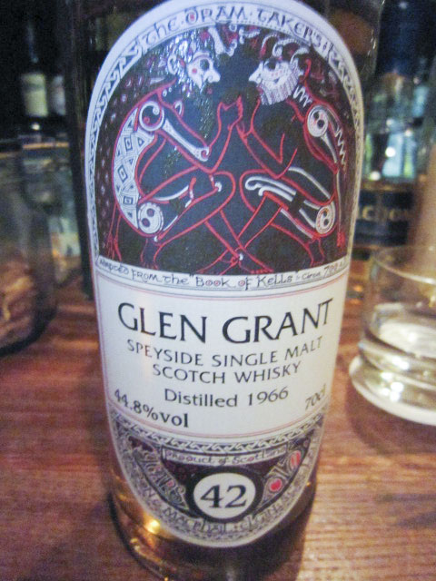 グレングラント  Glen Grant  1966　66/82本限定　42y　44.8%　70CL  リフィルシェリー　G&M　for  JIS