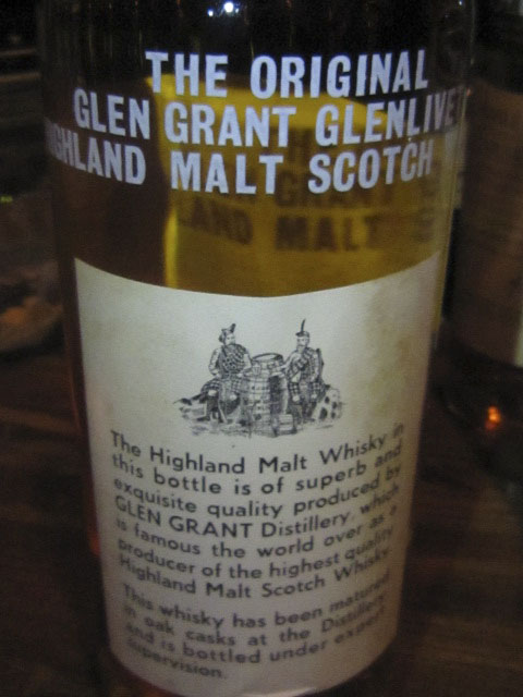 グレングラント Glen Grant 25yo (70 proof, G&M, 1970’s) スクリューキャップ　26 2/3 FL. OZS.