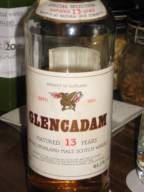 グレンカダム  Glencadam 13yo 1974/1988 (61.1%, G&M for Intertrade, 435 Bts., D09/’74 B07/’88, 75cl)