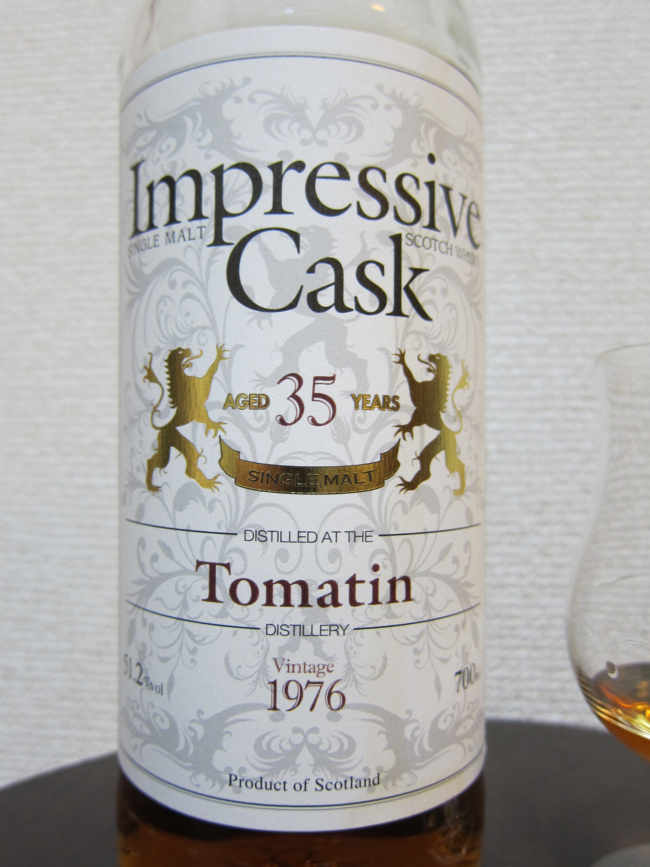 トマーティン　Tomatin 1976-2011 35yo(51.2%, Impressive Cask)