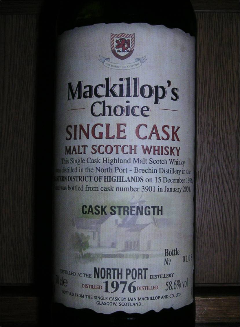 ノースポート NORTH PORT 1976-2001 24yo Mackillop’s Choice #3901 58.6%