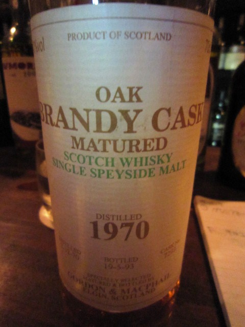 グレンリベット　Oak BRANDY Cask Matured 1970-1993 (40%, Gordon & MacPhail, white label, C#7293)　日本向け