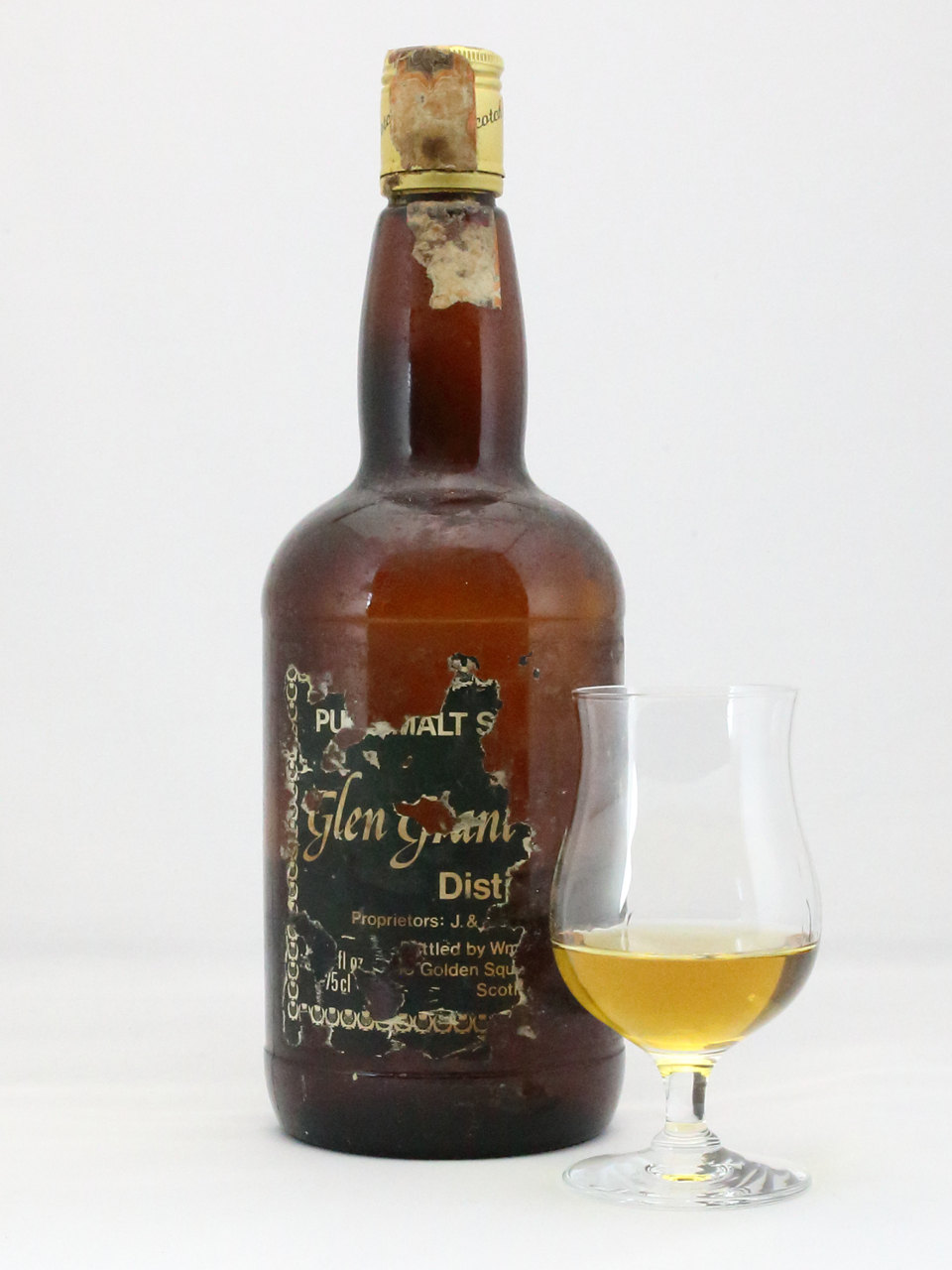 グレングラント Glen Grant-Glenlivet 22yo 1957/1979 (80 Proof, Cadenhead’s Dumpy, Black label, Sherry Wood, 26 2/3 Fl.oz)