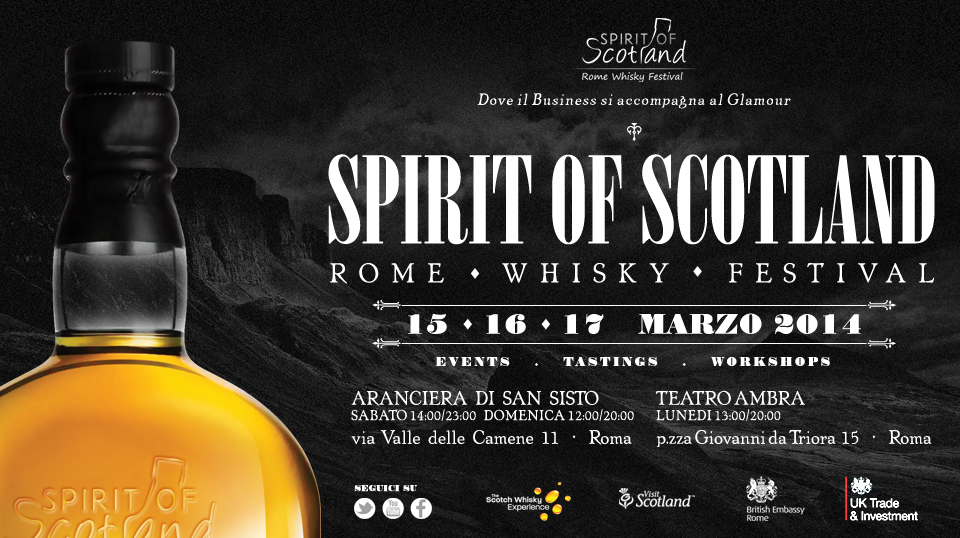 【3/15～】　Spirit of Scotland – Rome Whisky Festival