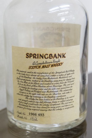 Springbank 1966/1998 'Local Barley' (51.2%, OB, Cask# 1966 493)