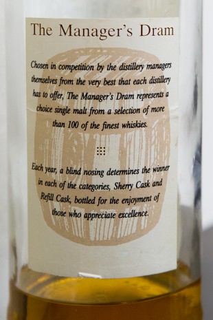 Glen Ord 16 yo 'Manager's Dram' (66.2%, OB, 1991) 