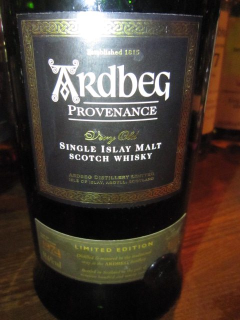 アードベッグ　Ardbeg 1974 ”Provenance” (55.6%, OB, B18/11/”97, Europe)