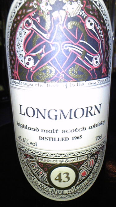 ロングモーン　Longmorn 43 yo 1965/2009 (45.6%,Gordon & MacPhail  for  JIS, 207 bottles  C#67)